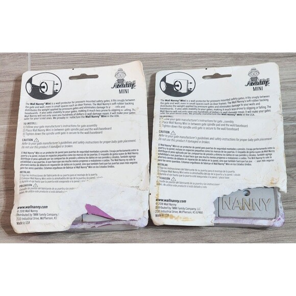 Wall Nanny Mini Wall Protector for Safety Gates 2 Packs - Picture 3 of 3